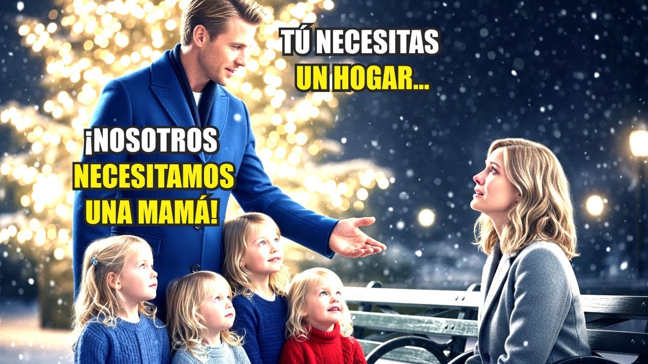 MUJER POBRE ES ABANDONADA EN NAVIDAD POR NO TENER HIJOS HASTA QUE UN BILLONARIO VIUDO LA ELIGE