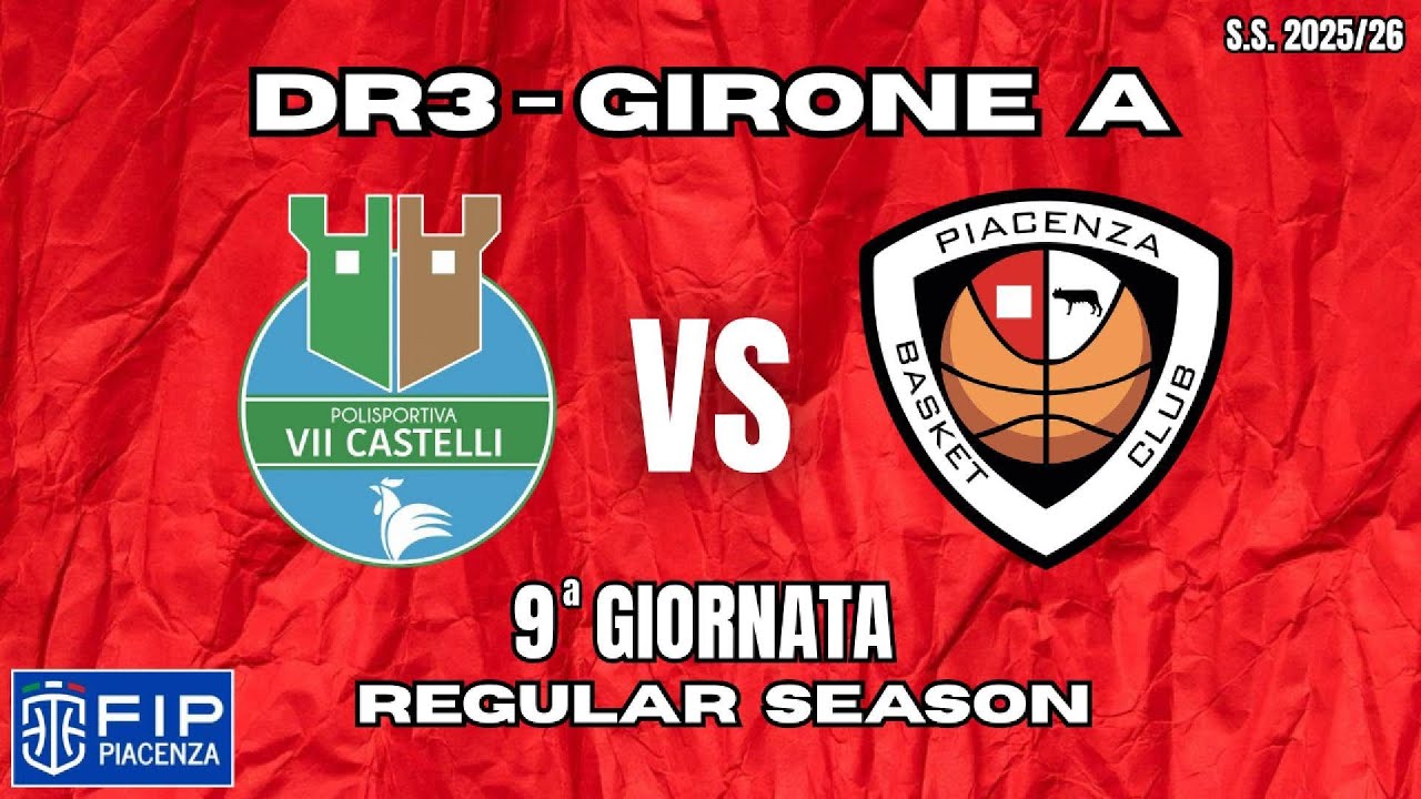 DR3 | VII Castelli Gazzolesi vs Bakery Piacenza Club Red | Full Highlights (16/01/2026)