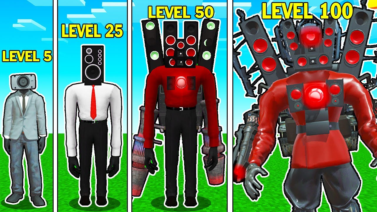 TITAN SPEAKERMAN SEVİYELERİ - 😱 Minecraft Enes Arslan