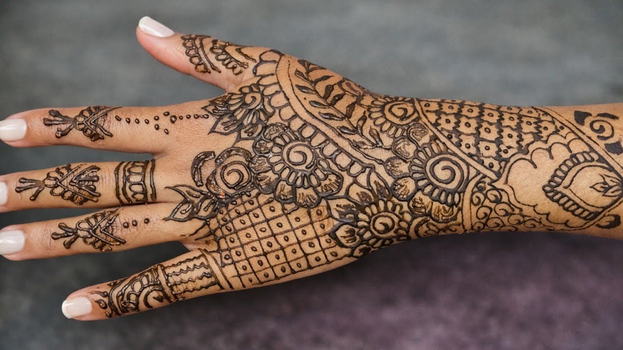 New mehndi design 🤩 # mehndi design viral #