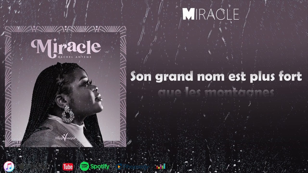 Rachel Anyeme - MIRACLE (Official Lyrics)