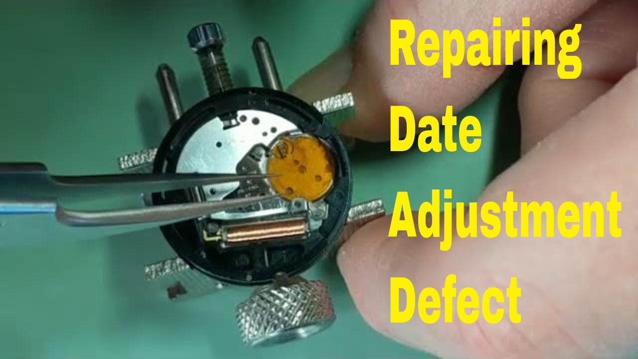 Fixing Date Adjustment Problem in a Harley Ronda 515 Swiss Watch Movement How To