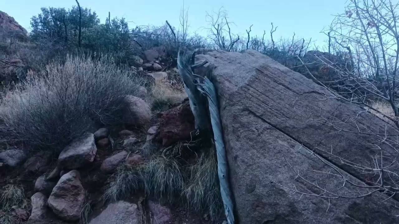 Hike back from dam