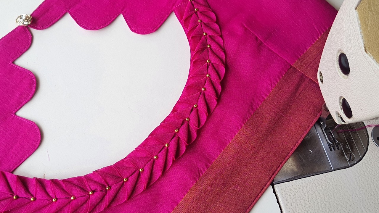 design no 1209. ✨How to Make a Cut Work and Frills Blouse | Step-by-Step Guide | boat neck design