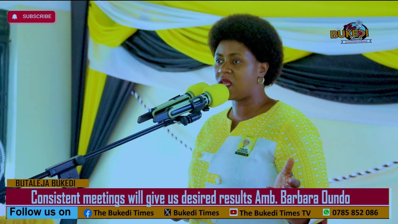 BUTALEJA, Consistent meetings will deliver our desired results, Oundo to Bukedi Leaders. 
