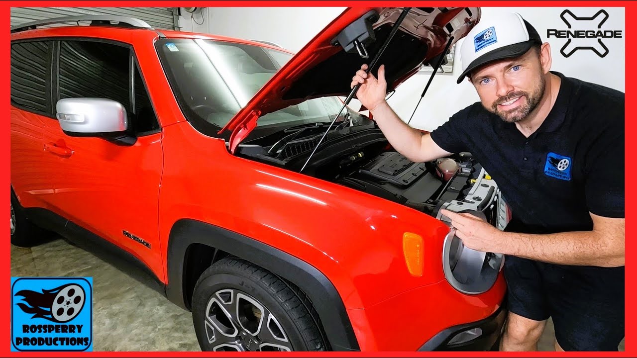 Как обновить капот и стойки капота Jeep Renegade