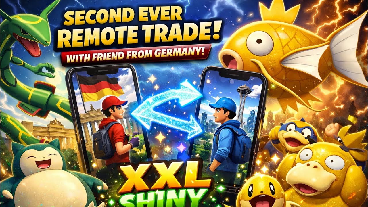 Second Remote Trade Complete! #viral #fun #pokemon #mustwatch #gaming #shinypokemon #rayquaza 