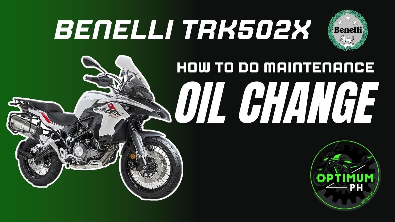 Benelli TRK502X Maintenance | How to do oil change on your adventure bike
