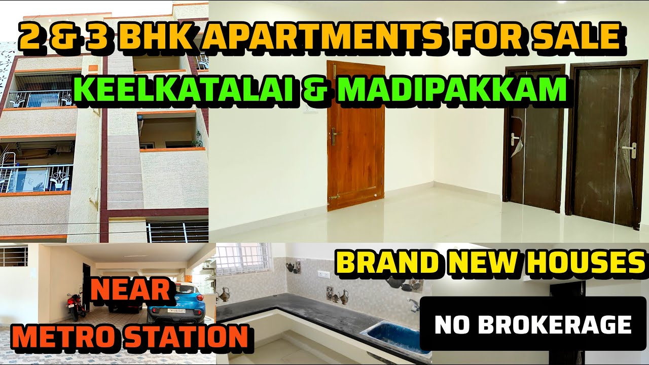 🏠 2 & 3 BHK Flats for Sale in Madipakkam & Keelkattalai 🔑 Premium Quality | Best Price in Chennai