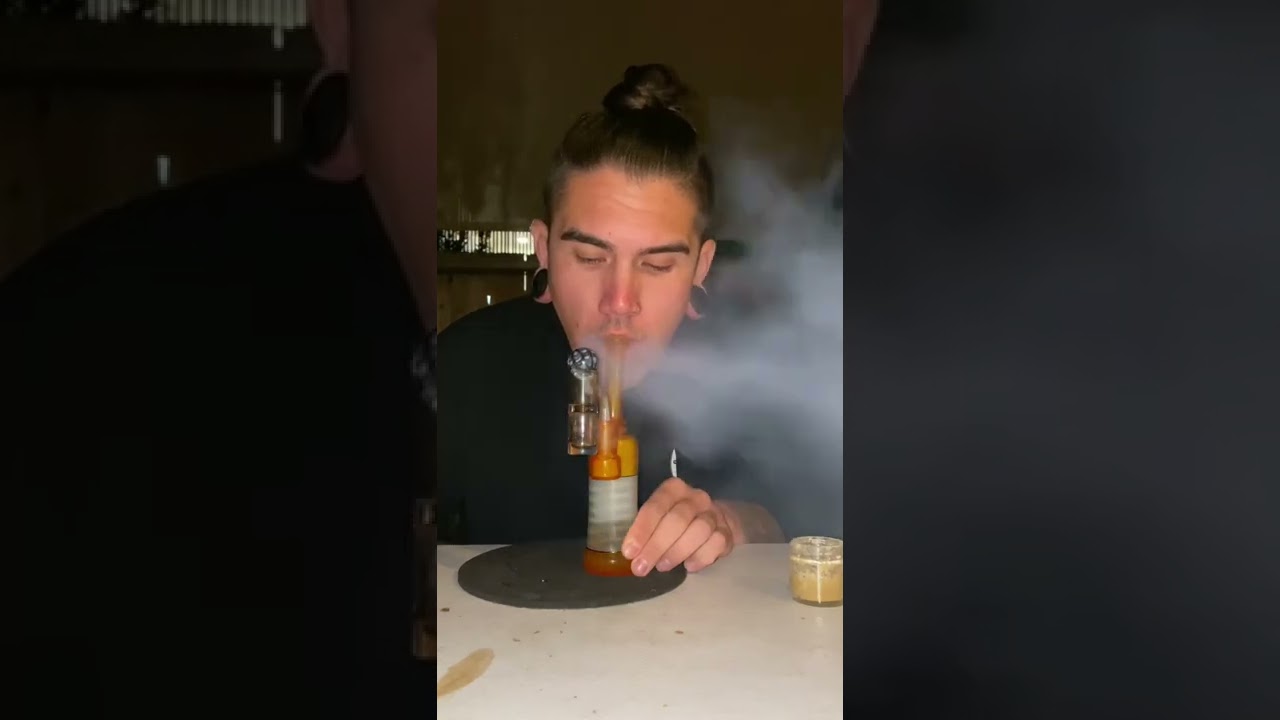 Taking a half gram dab