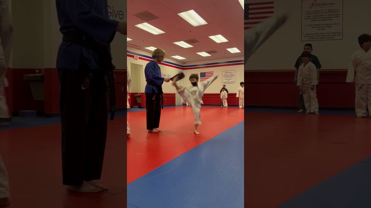 Liam 6 and 10 months- Kicks Karate