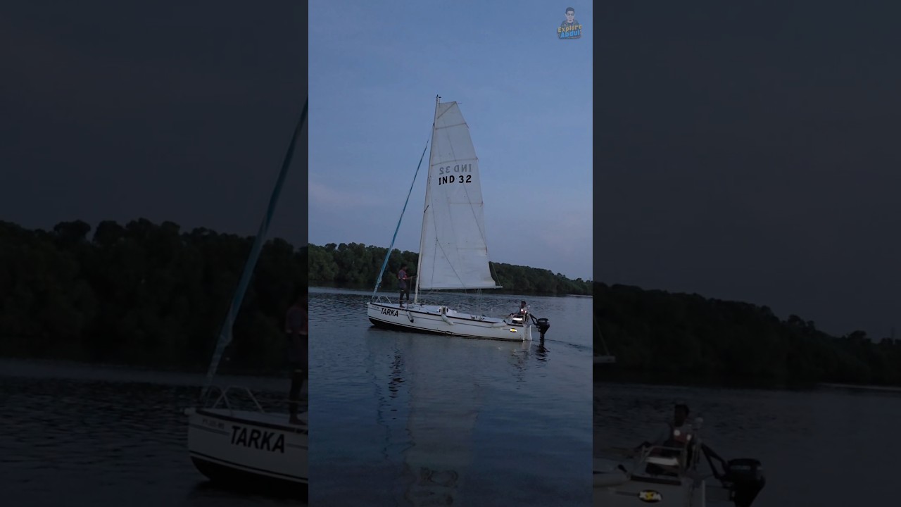 ⛵ Pondicherry-ல Yacht Ride இருக்கா 🤯 #yacht #pondicherry