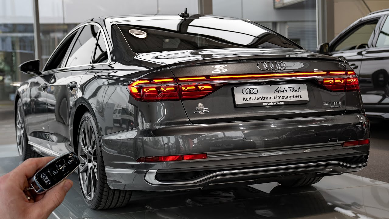 2022 Audi A8 50 TDI quattro (286hp) - Sound, Interior and Exterior details!