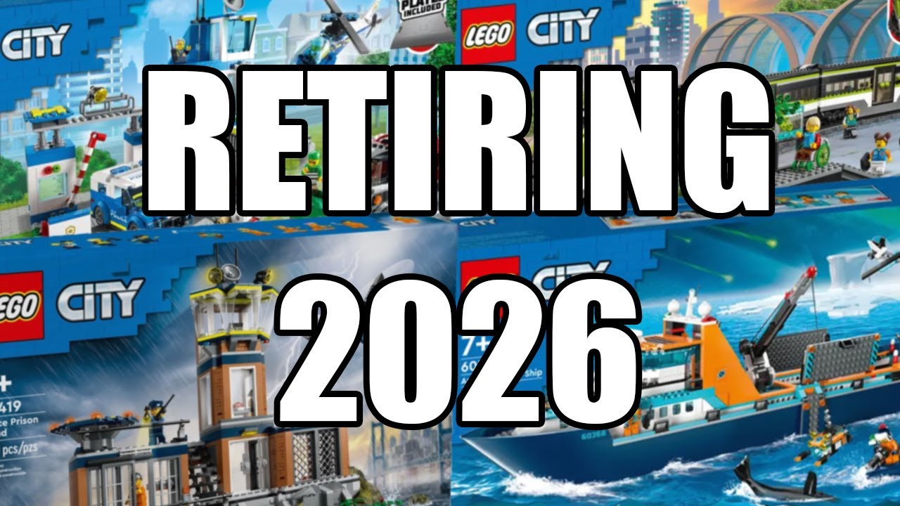 EVERY LEGO City Set Retiring In 2026! (33 Sets)