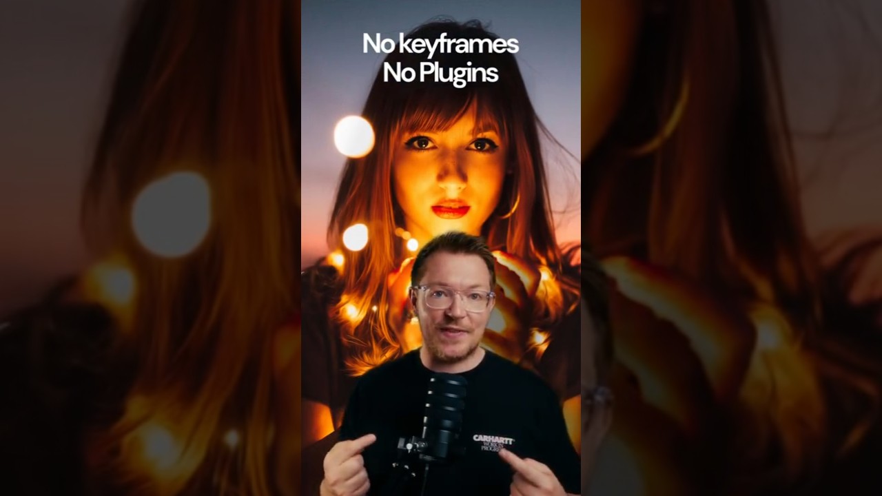 Animate WITHOUT Keyframes?! (No Plugins!)  #davinciresolve