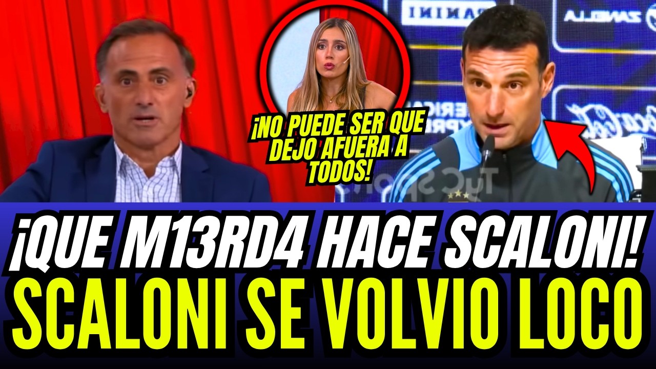 &iexcl;SCALONI SE VOLVIO LOCO Y EN ESPN F90 SE PICO TODO EL DEBATE! &iexcl;NO PUEDE ESTAR LLEVANDO A...!
