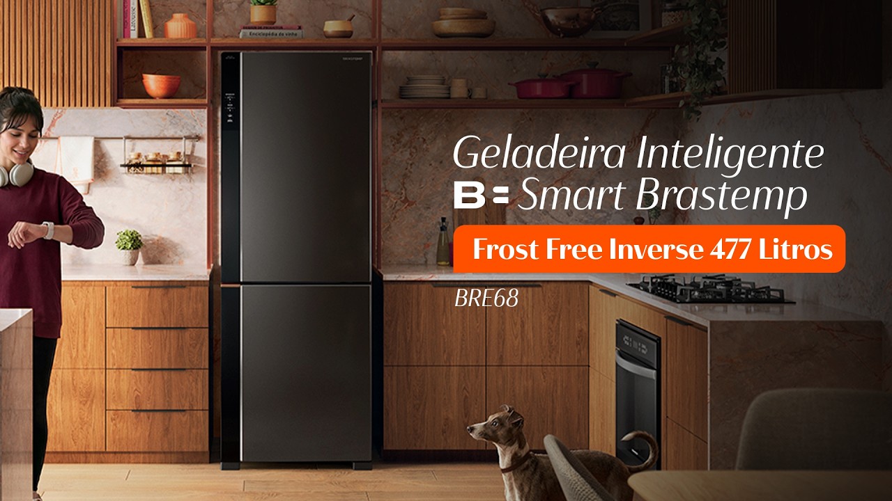 Geladeira Inteligente B= Smart Brastemp Frost Free Inverse 477 Litros