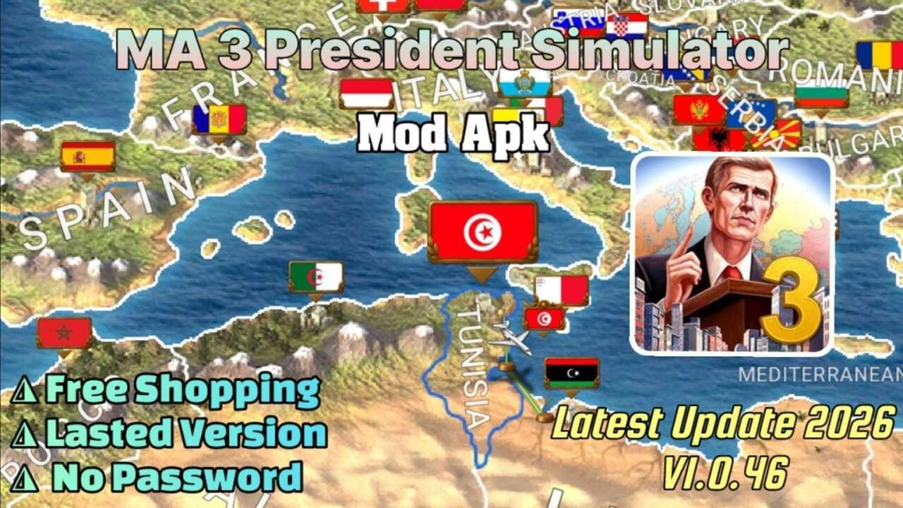 New Update! MA 3 President Simulator Mod Apk 1.0.46 | Free Shopping