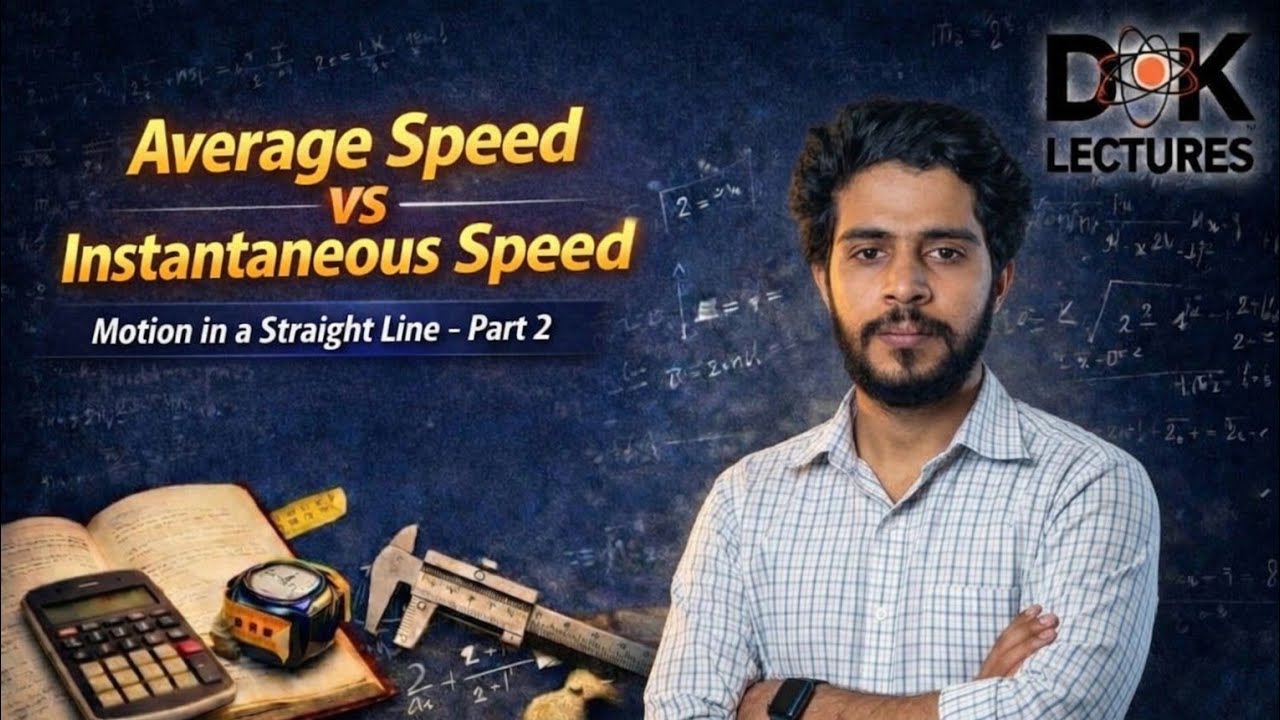 Average Speed vs Instantaneous Speed | The Mistake 90% Students Make
