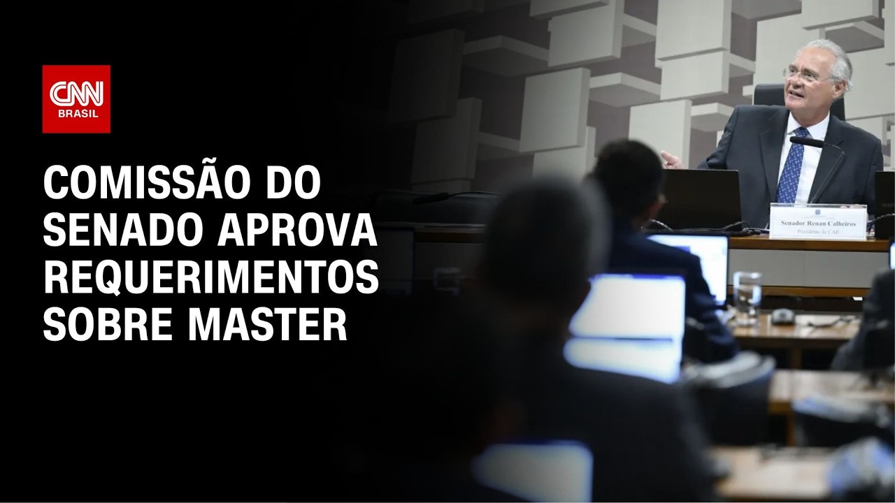 Grupo do Senado sobre Master aprova convite para ouvir chefes do BC e da PF | LIVE CNN