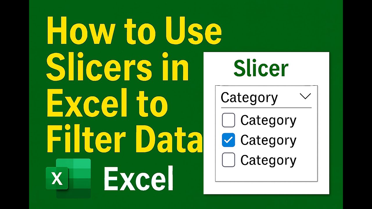 How to Use Slicers in Excel to Filter Data