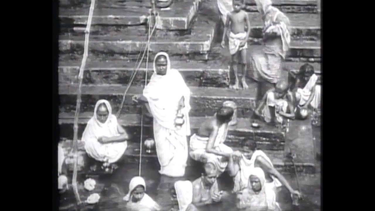 1900年代　インド・ガンジス川・聖地ベナレス