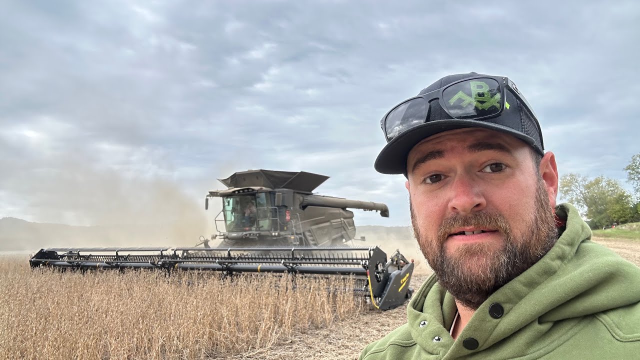 Большой день сбора урожая сои с Fendt Ideal 9t