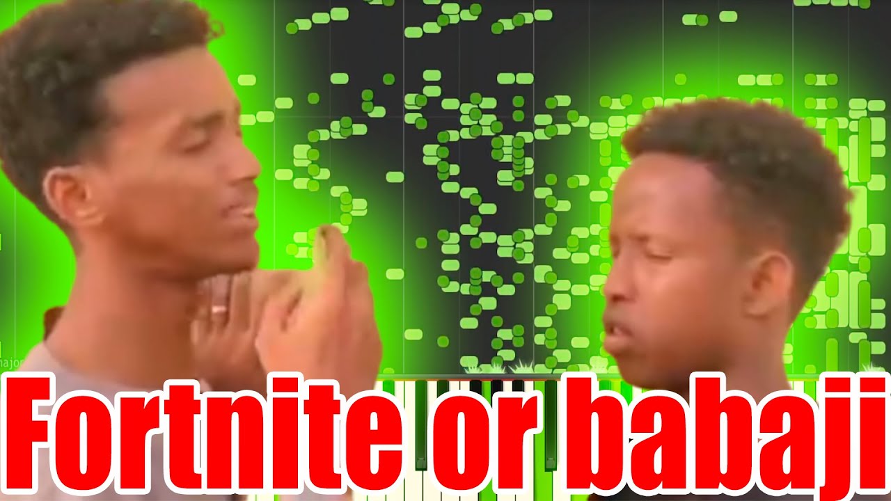 Fortnite or babaji but it's MIDI (Auditory Illusion) | Fortinayt or babacii Piano sound