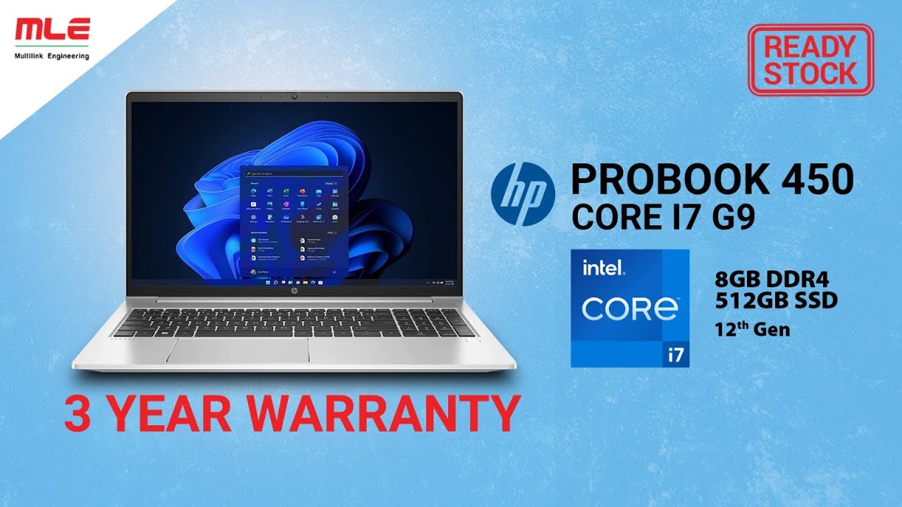 HP PROBOOK 450 G9 CORE i7 12th Gen Unboxing #hp #hpprobook