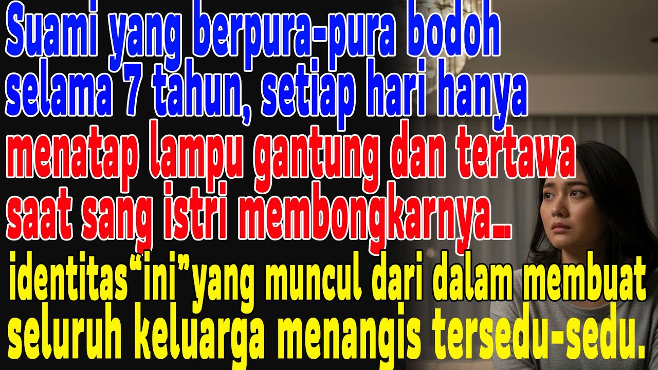Tawa Bodoh Suamiku Selama 7 Tahun Ternyata Menyimpan Dusta yang Terkubur di Lampu Gantung