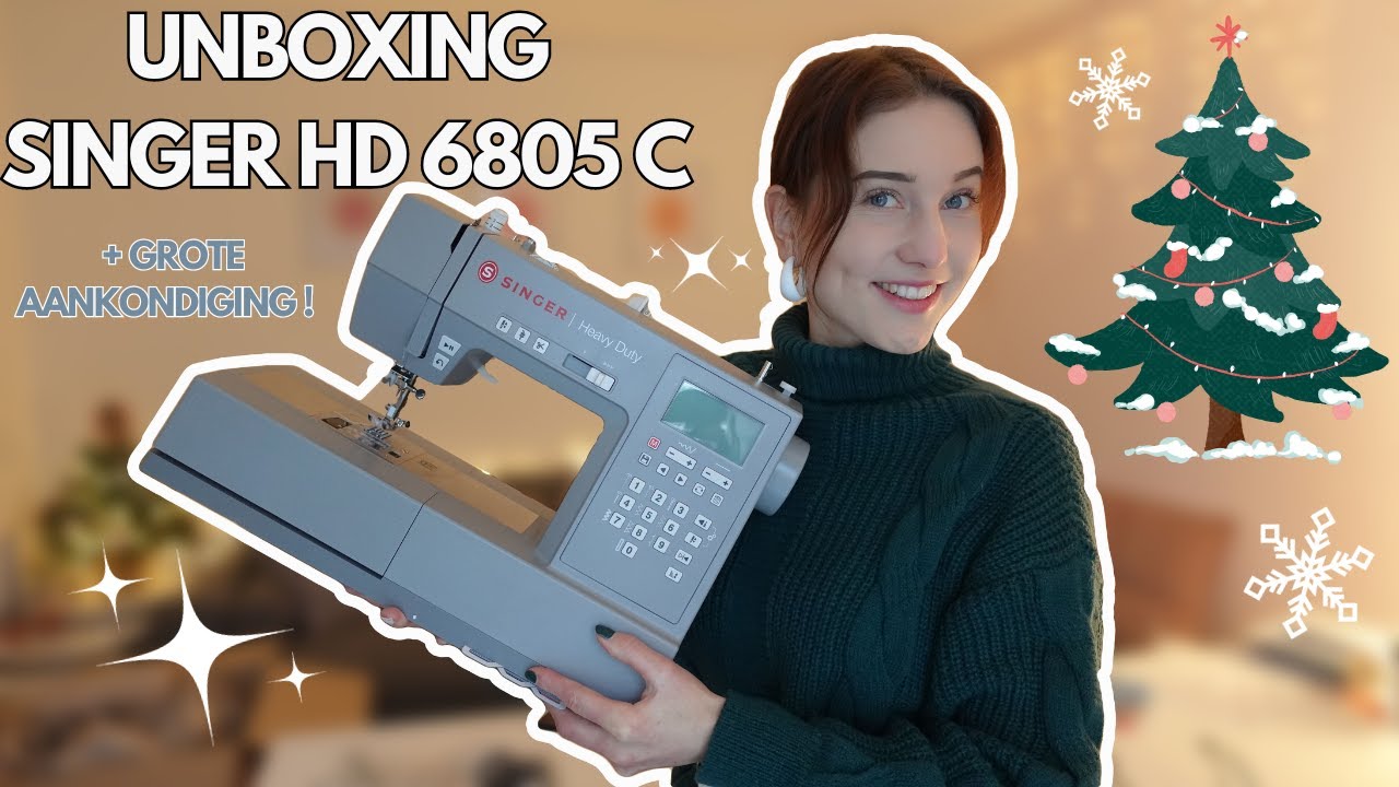 UNBOXING Singer Heavy Duty 6805C + Singer Brand Ambassador ♥