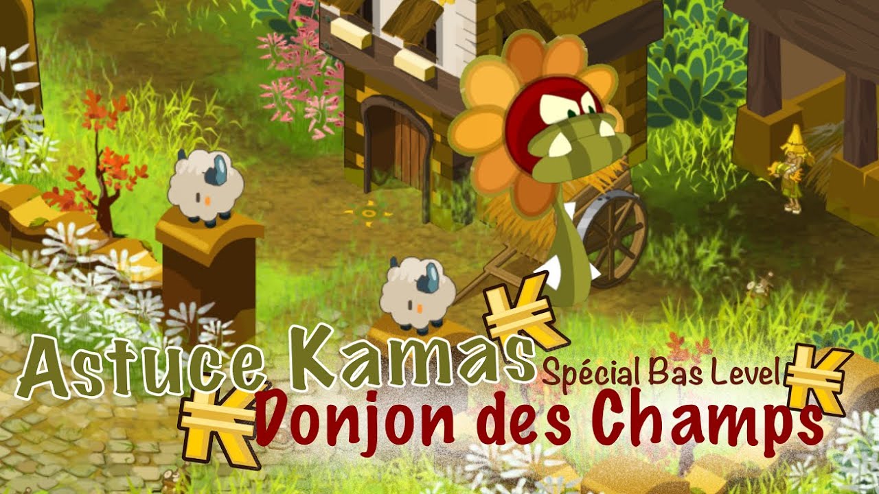 astuce kamas et XP Bas Level donjon champs