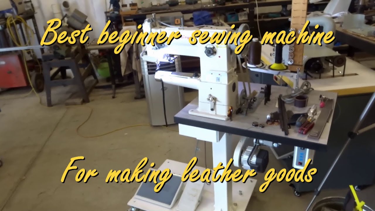 Best beginner sewing machine for making leather goods. See why...