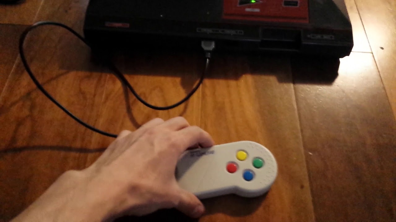 Gravis PC gamepad modified for SMS