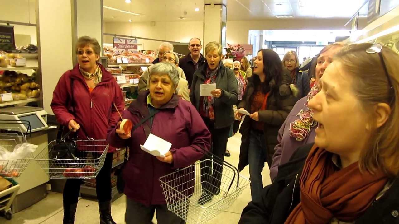 Flash Mob at Waitrose Abingdon