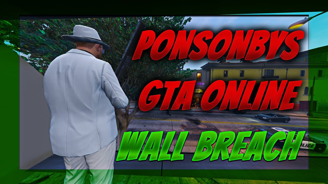 EASY PONSONBYS GTA 5 ONLINE WALL BREACH | SIMPLE GTA 5 ONLINE GOD MODE WALL BREACH | #Shorts