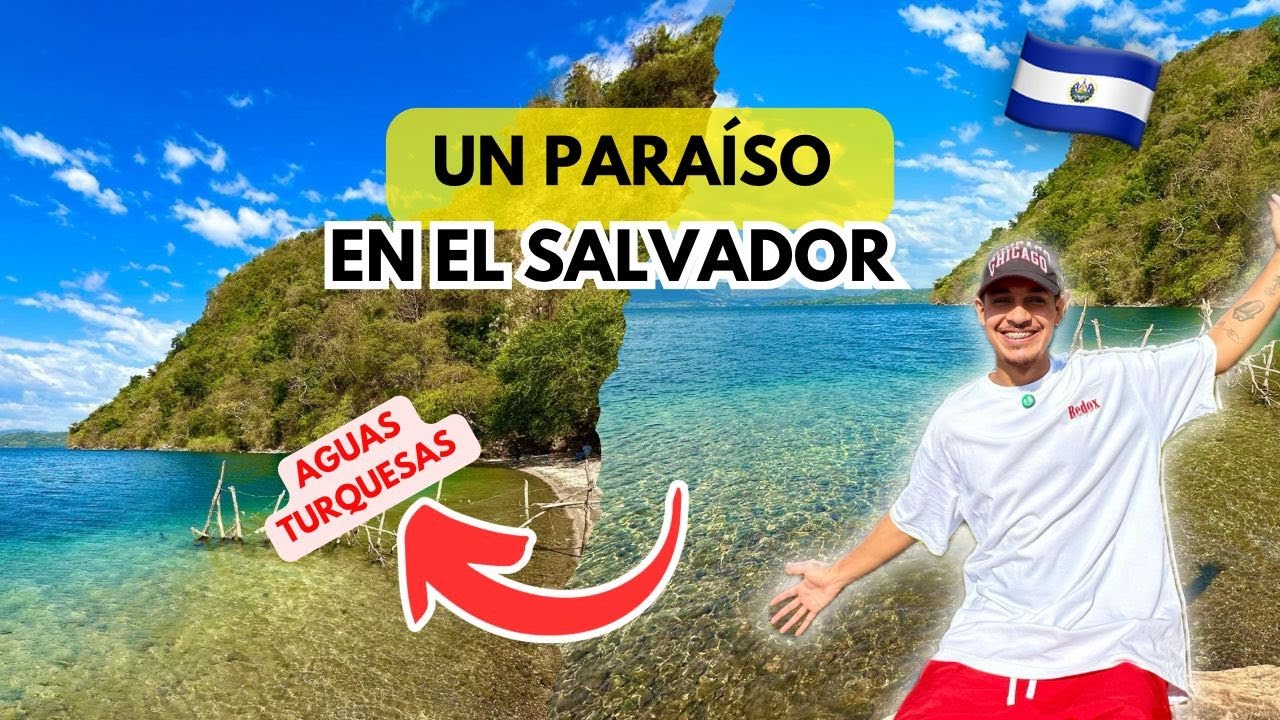UN PARAÍSO EN EL SALVADOR 🤩UBICADO EN LA PAZ 😱 con aguas turquesas😱😱