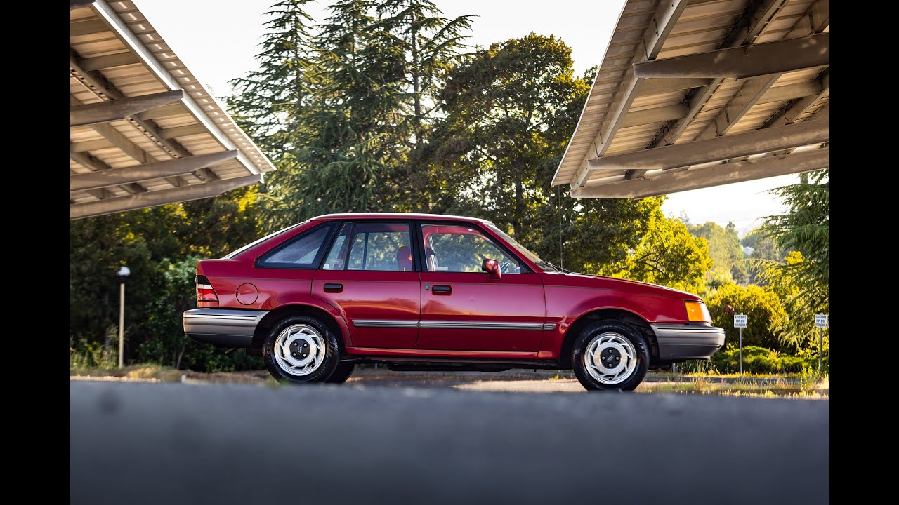 So Red It Hurts: 1989 Ford Escort LX Tour and Drive