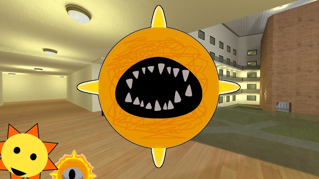 Retake Sprunki Mr  Sun Phase 3 Nextbot Gmod