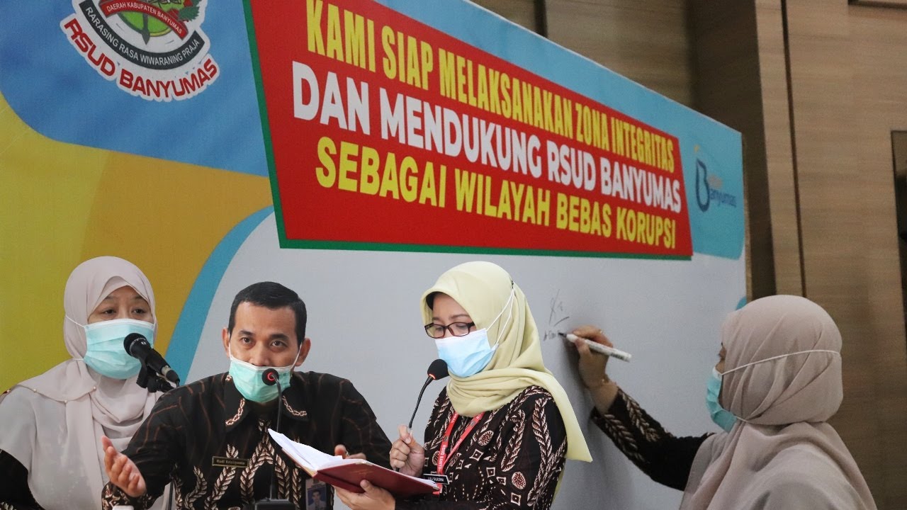 Dokumentasi Pencanangan Zona Integritas Menuju WBK RSUD Banyumas