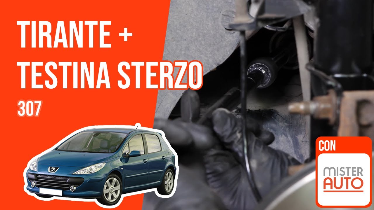 Sostituzione tirante e testina sterzo Peugeot 307 🚗
