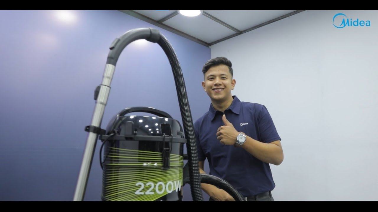 2200W Midea Drum Vacuum Cleaner - Clean Your Home in Style and Comfort | MDVC23 |MDVC18