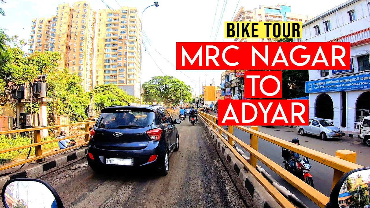 MRC Nagar to Adyar | Chennai Bike Tour