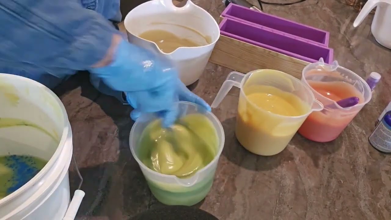 Autumn soap making