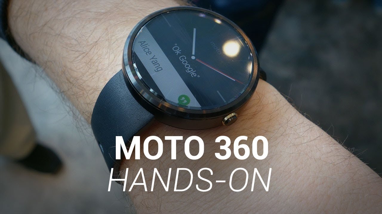 Moto 360 Hands-On