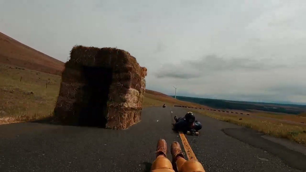 Street luge at Maryhill Spring freeride 2024