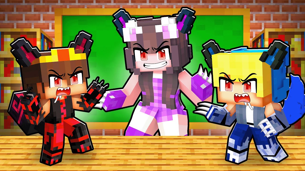 Baby Ukri und Billy gehen zur WERWOLF Schule in Minecraft!