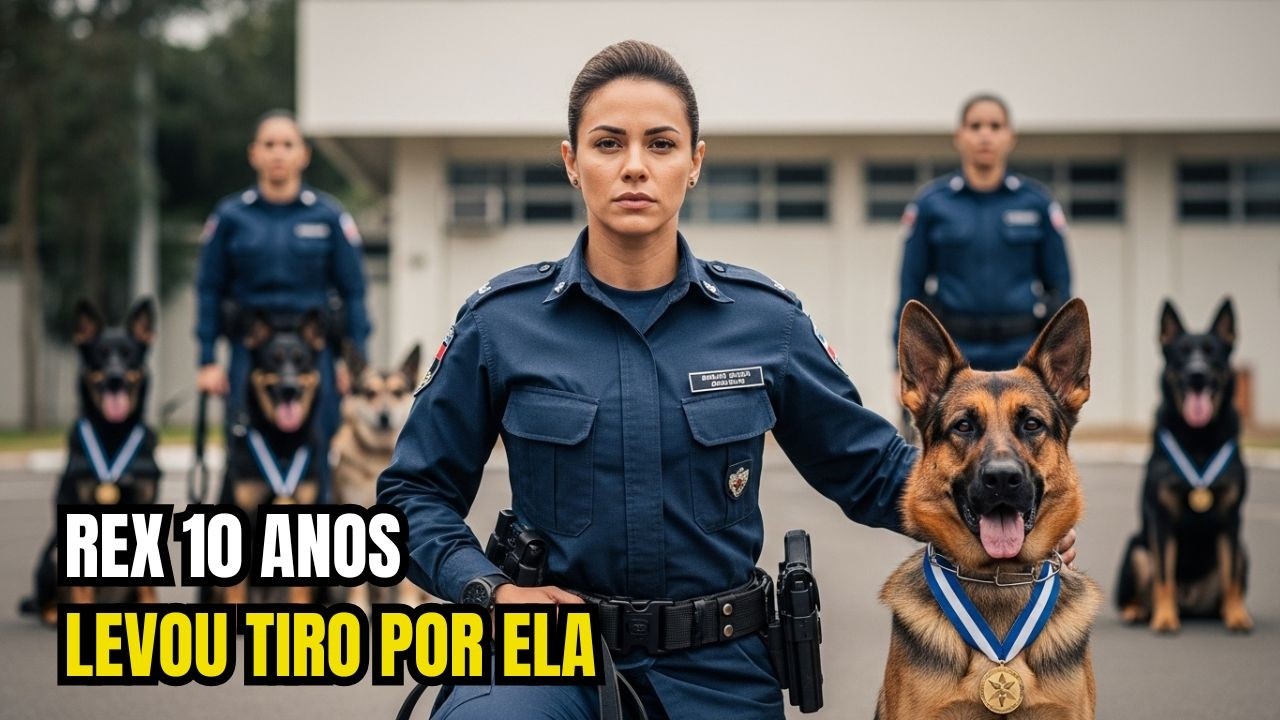Riram Quando Ela Adotou Os Cães Policiais Aposentados — Até O Primeiro Levar Um Tiro Por Ela