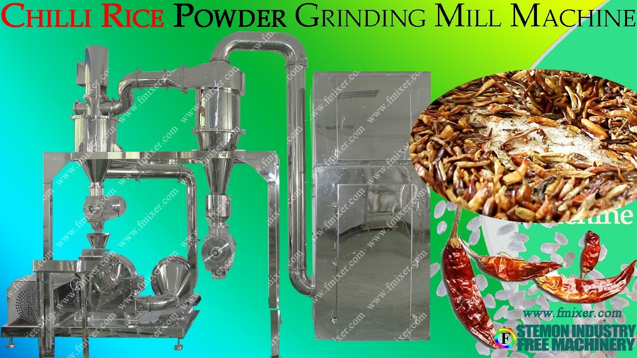 Chilli powder machine┃rice flour grinder┃pepper making spices pulverizer mill for size reduction