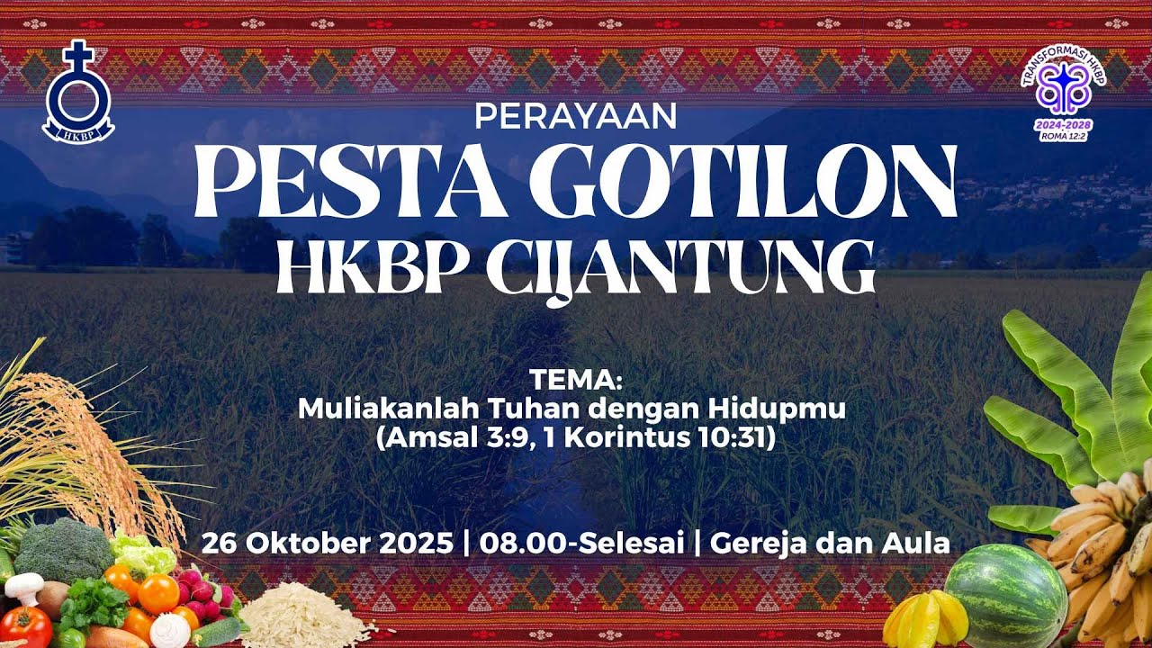 PUNCAK PERAYAAN PESTA GOTILON HKBP CIJANTUNG 2025